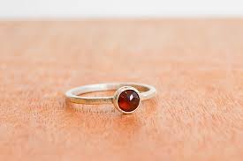 Ella VI Jewellery |  Garnet Ring| McAtamney Gallery and Desgin Store | Geraldine NZ